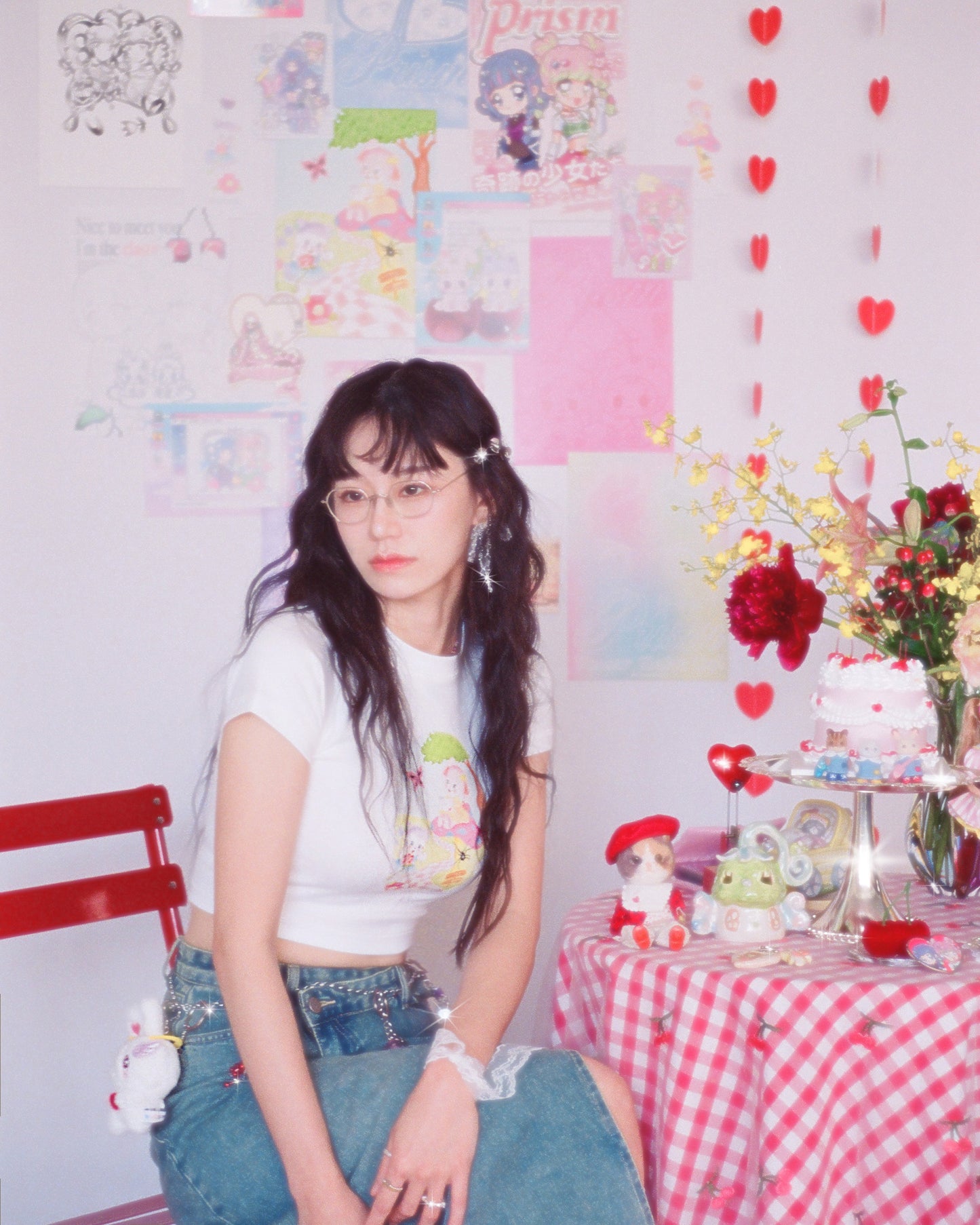 PRISM - Cropped T-Shirt - Psilocybe Alice Oval