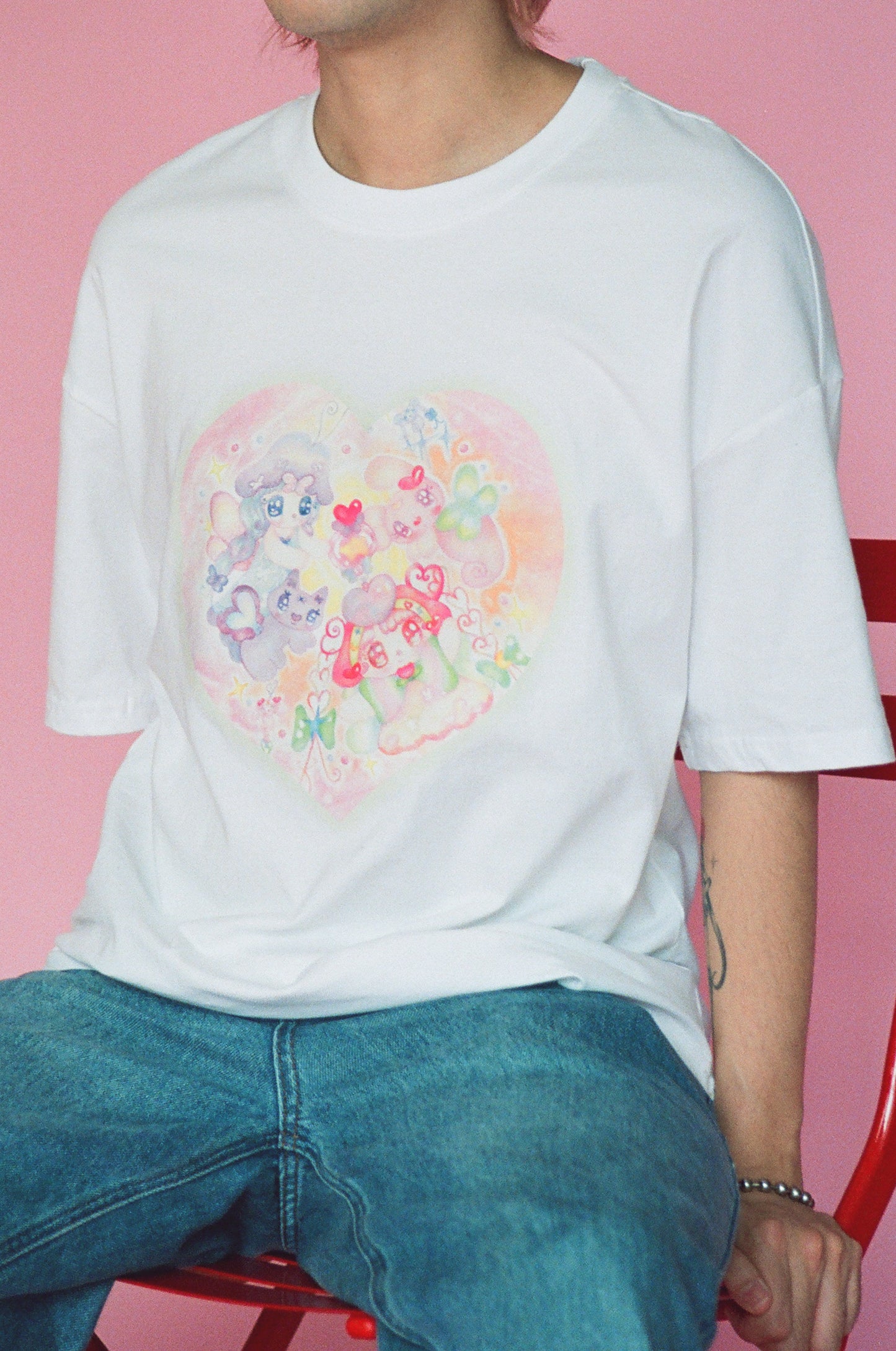 PRISM - T-Shirt - Heart Frame Smile Like A Flower