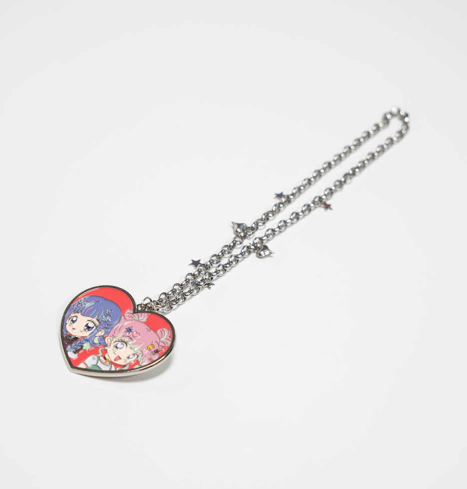 PRISM - Heart Shape Pin Necklace (Enamel)