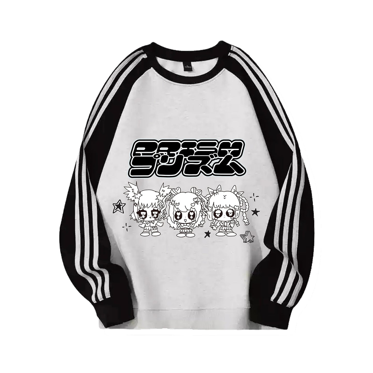 PRISM - Piko, Chou Chou, Hoshi Sweatshirt (Black Sleeve and Grey)