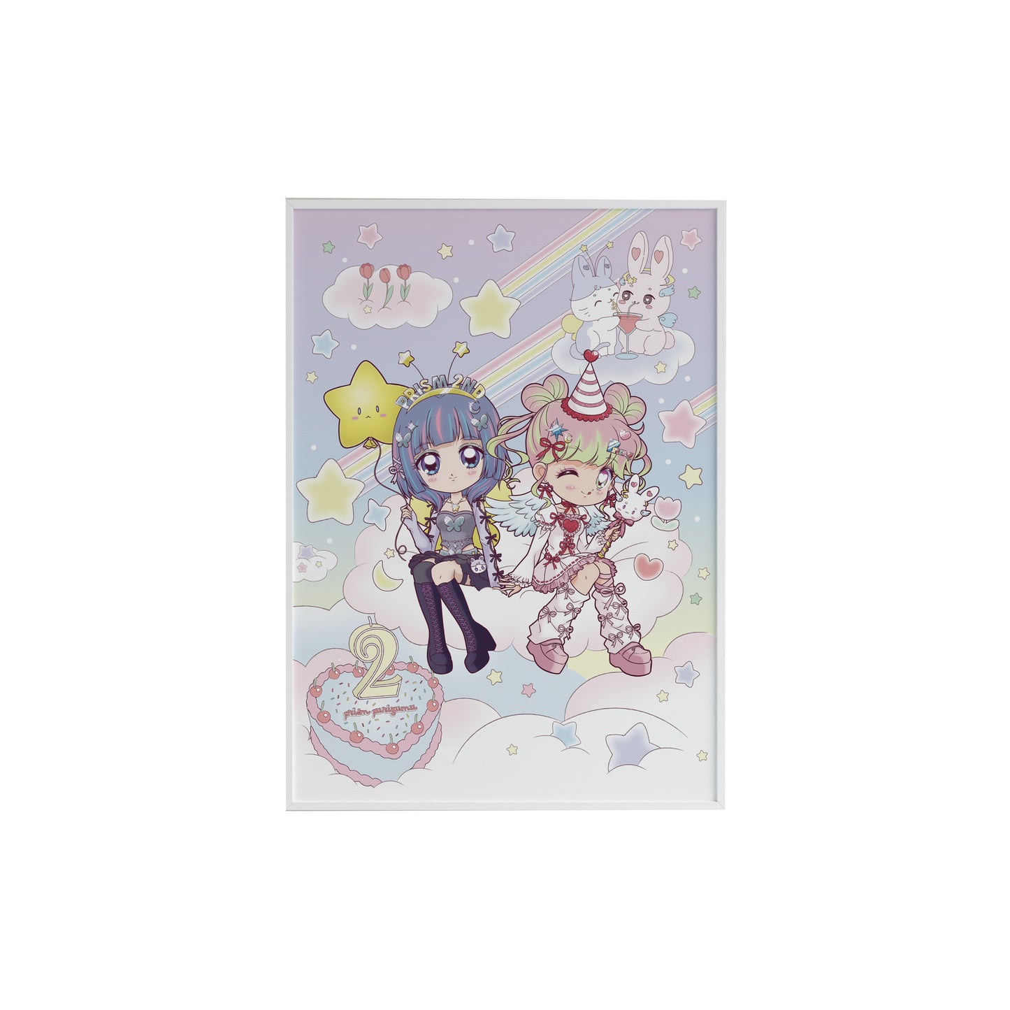 PRISM - Piko & Chou Chou 2nd Anniversary A4 Print on Water Paper