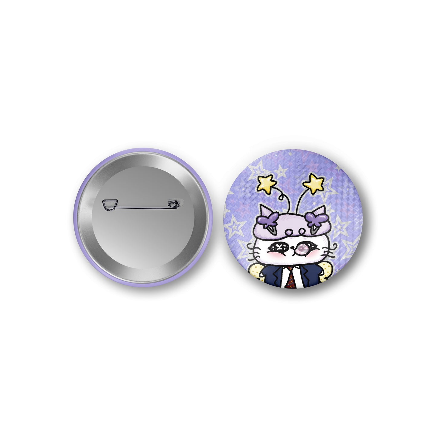 PRISM x Zit Zit - Holographic Badge (Chou Chou - Purple)