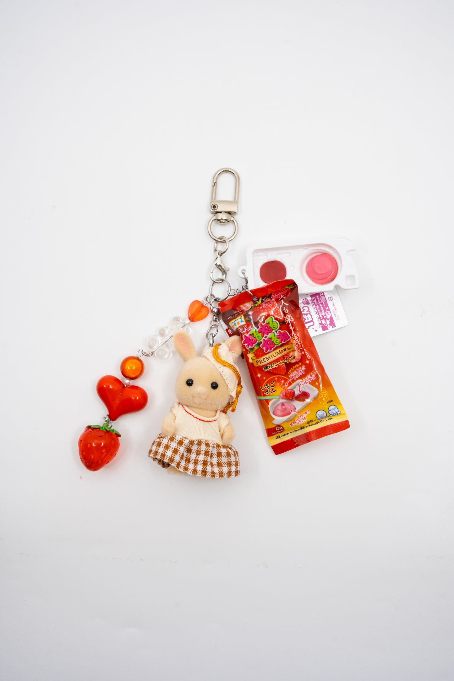 Mangekyo - Sylvanian Families v4 - Japan-Limited Keychain Baby Chocolate Rabbit Beaded Keychain Trinket
