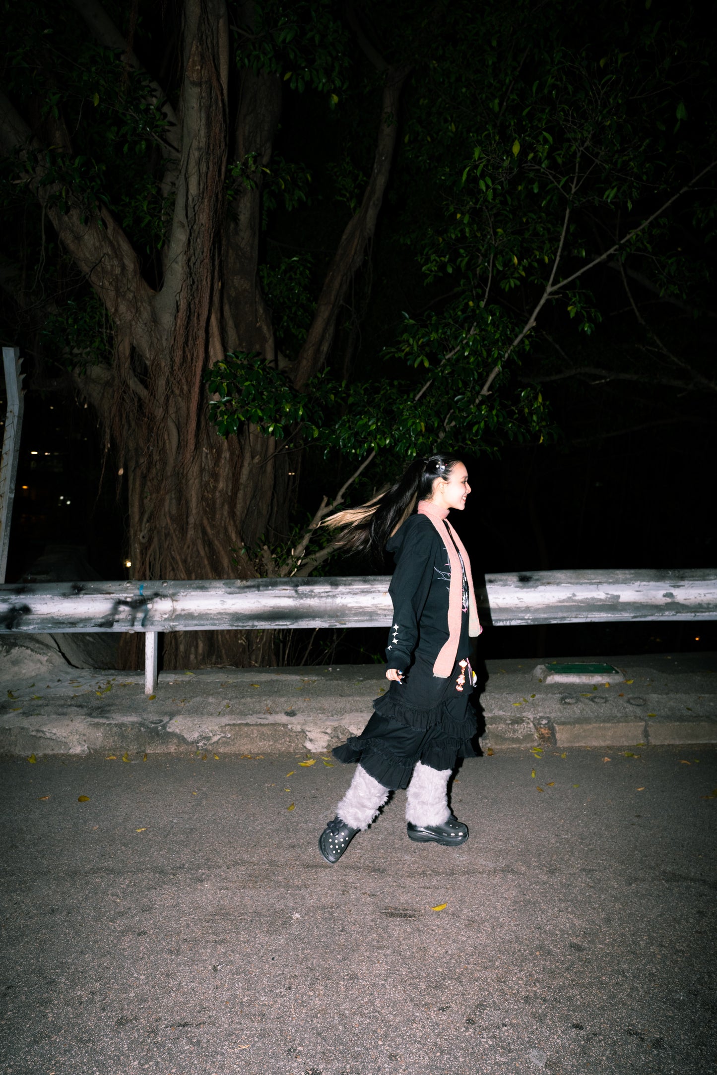 PRISM - Piko and Chou Chou Black Zipper Hoodie (Cotton Version)