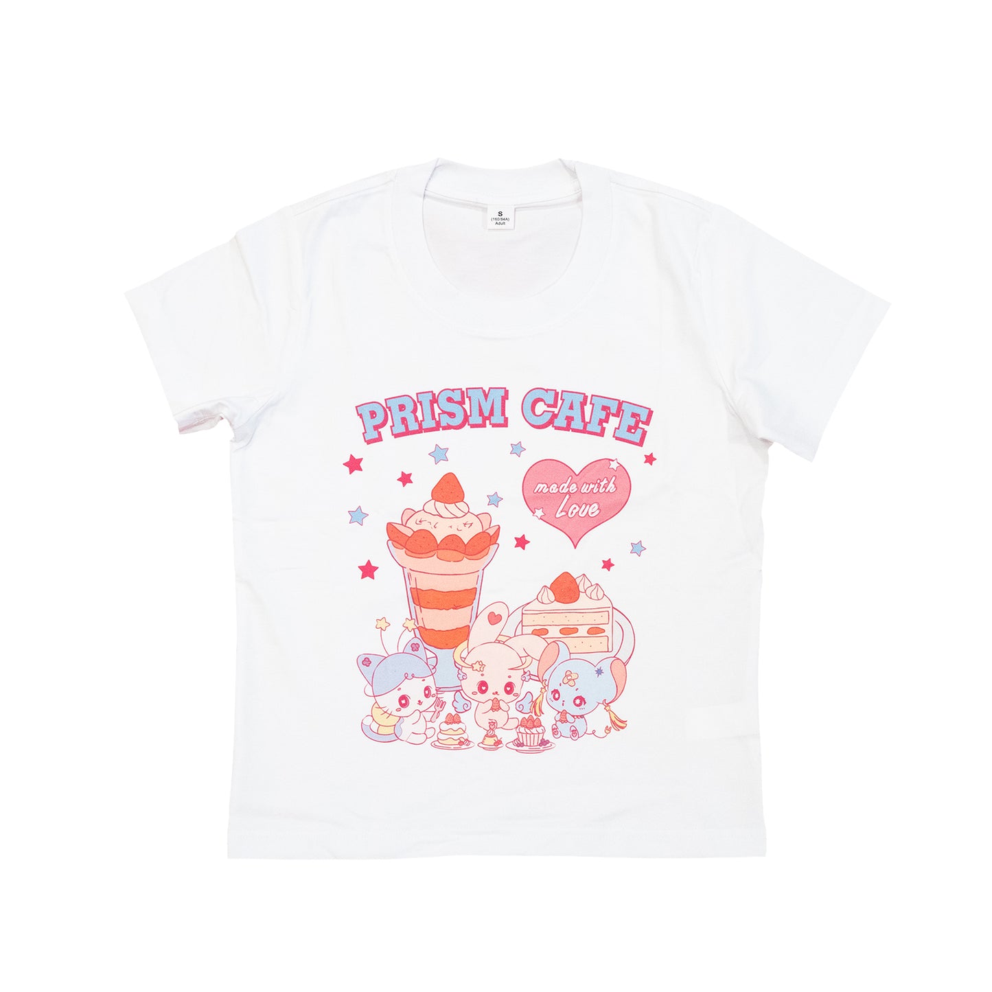 Slim Fit T-Shirt White - PRISM Cafe