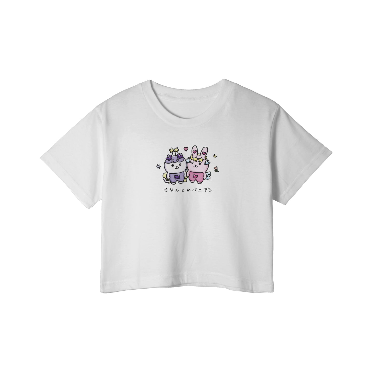 PRISM x Zit Zit - "Somekind of Family" Cropped Baby Tee (White)