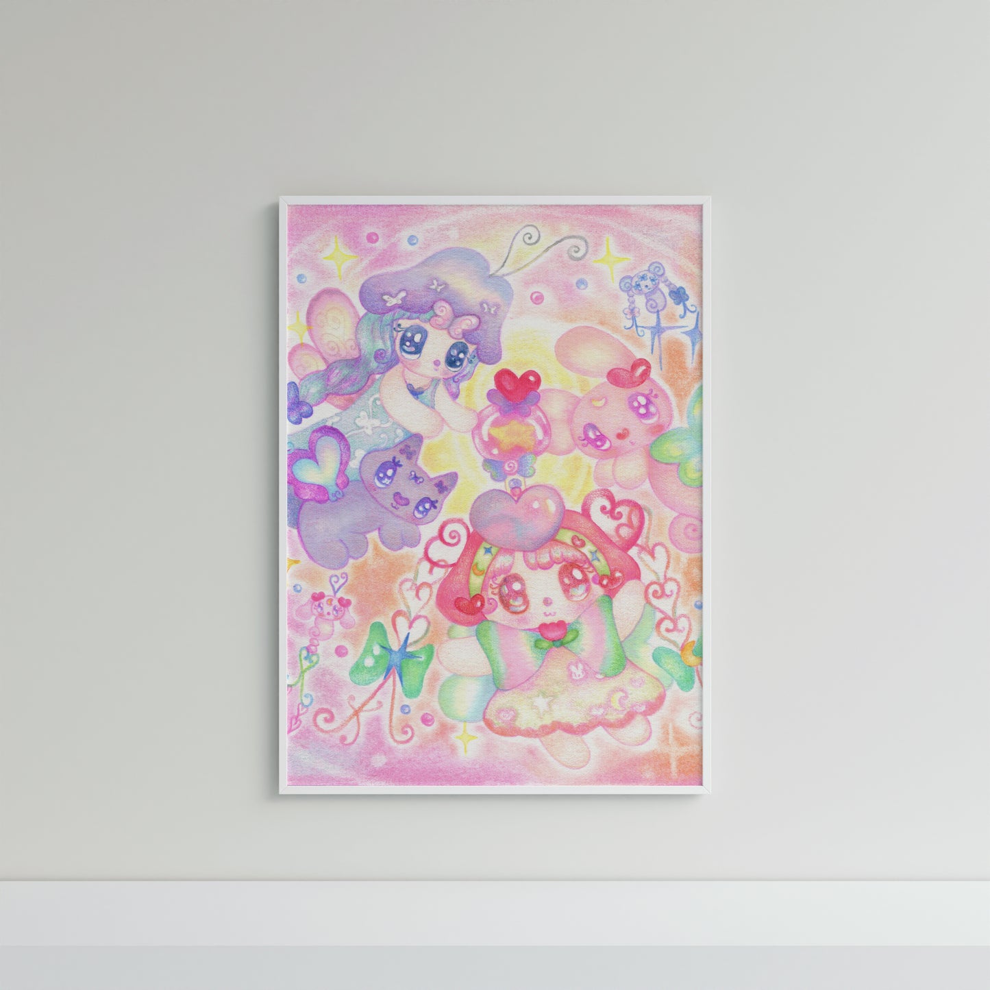 PRISM - Smile Like A Flower (A4 Artprint)