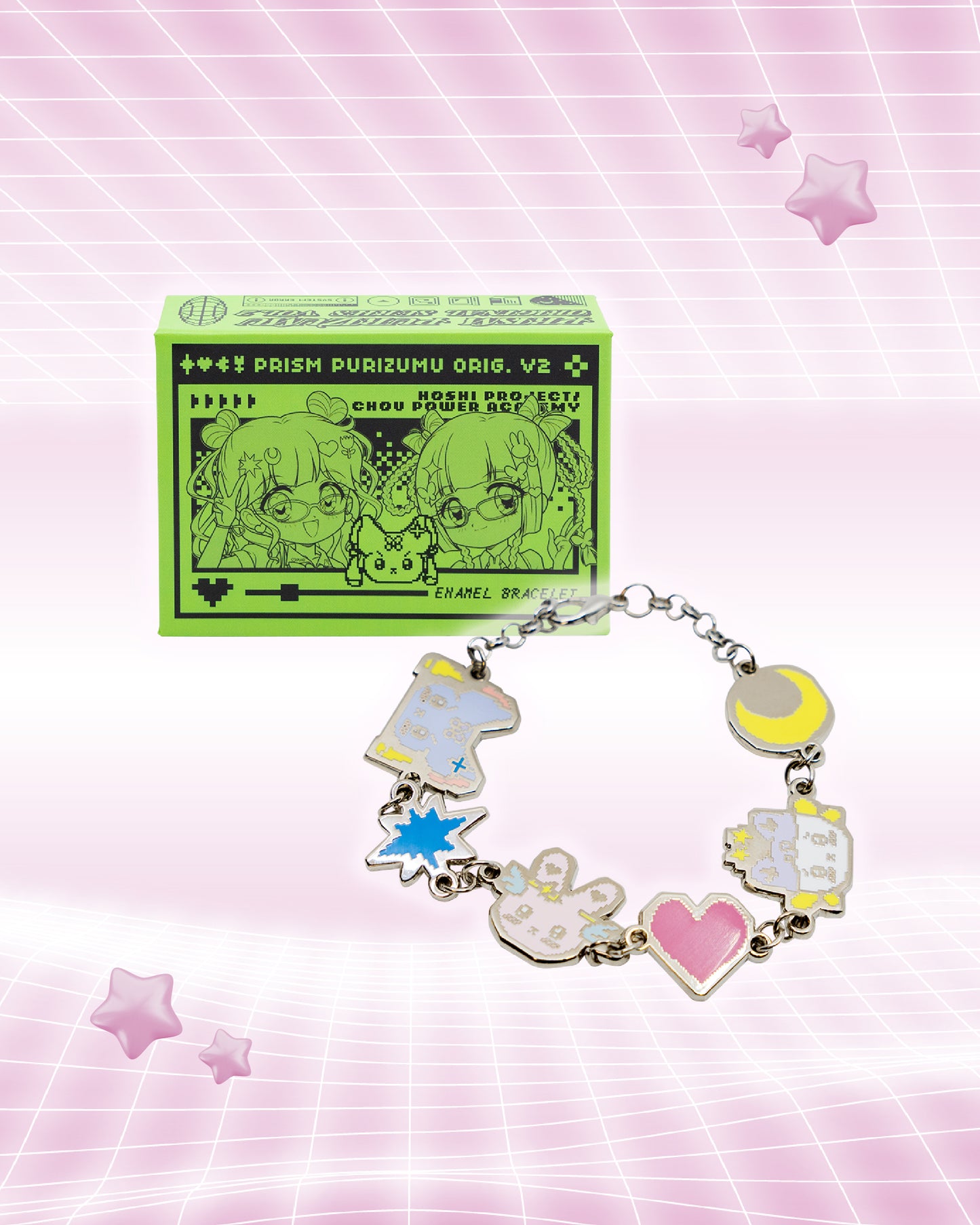 PRISM - Enamel Pixel Bracelet (Piko, Chou Chou, Hoshi)