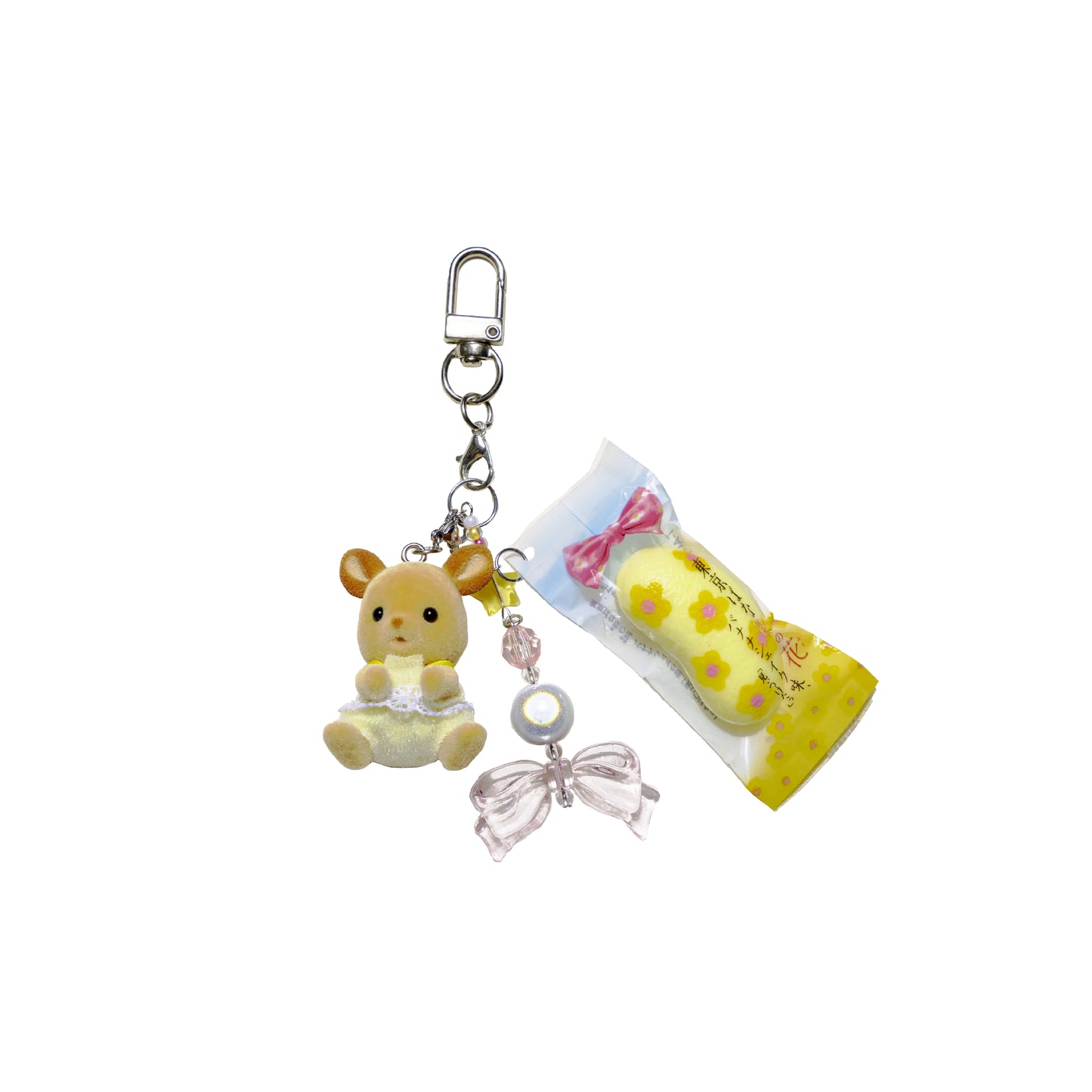 Mangekyo - Sylvanian Families v3 - Baby Milk Rabbit Keychain (Yellow)