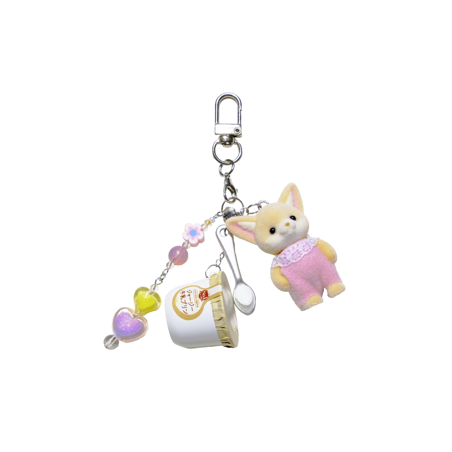 Mangekyo - Sylvanian Families v3 - Baby Fennec Fox Keychain (Baby Pink)
