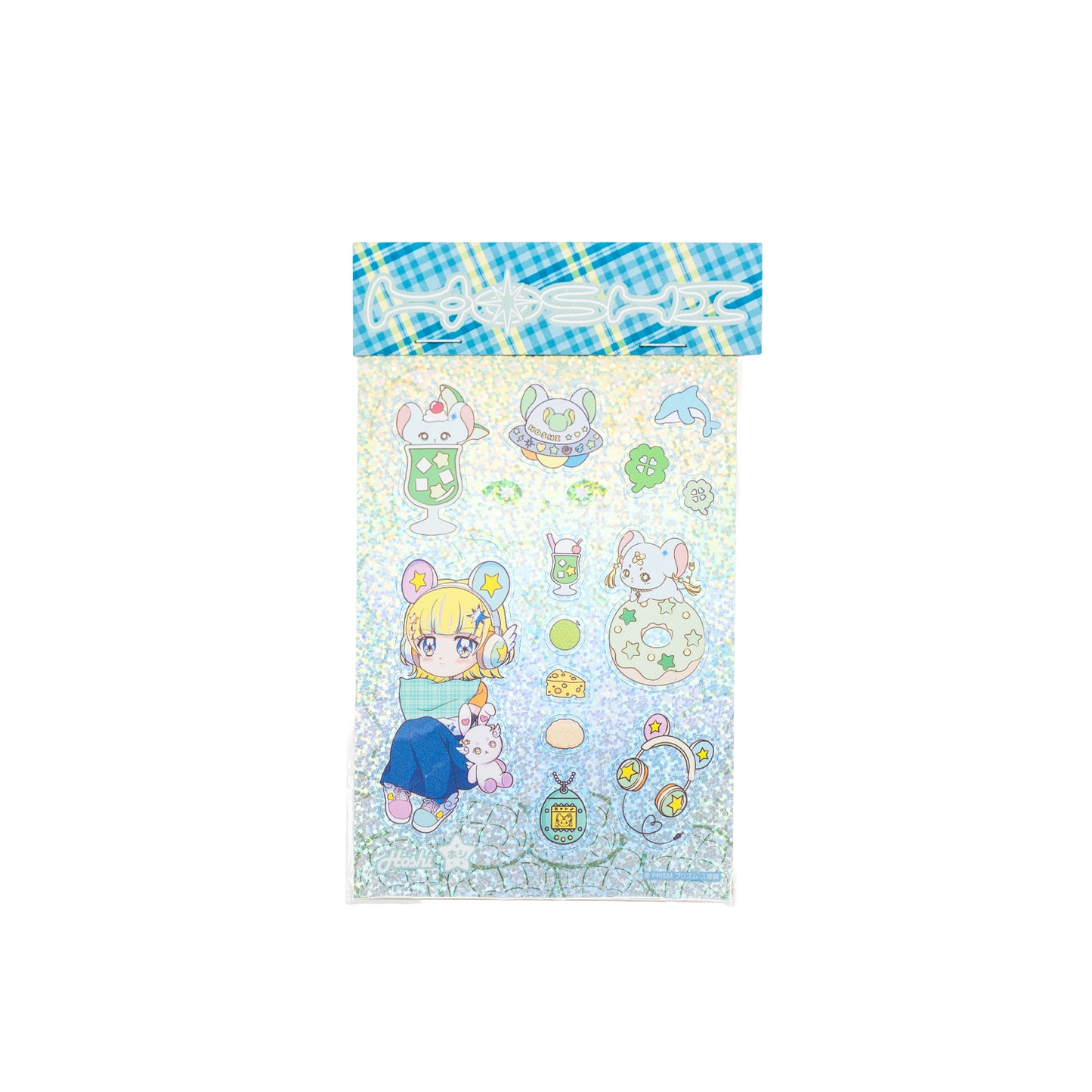 PRISM - v3 Holographic Glitter Sticker Sheet (Hoshi)