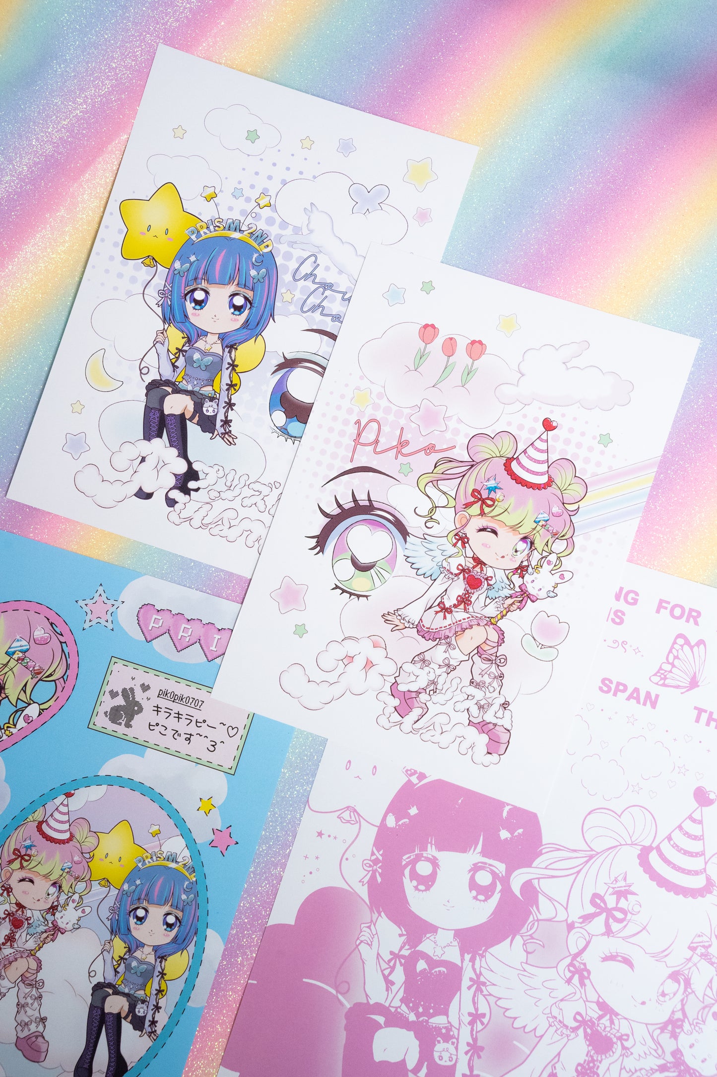 PRISM 2nd Anniversary - Post Card Set of 2 (Piko, ChouChou)