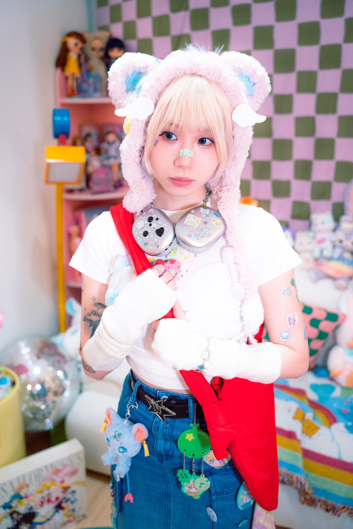 PRISM - Puffy Heart Bag (RED)