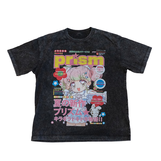 Oversized T-Shirt Black - Piko Magazine Band Tee