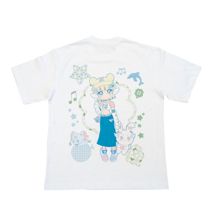 Regular Fit T-Shirt White - Hoshi Eyes
