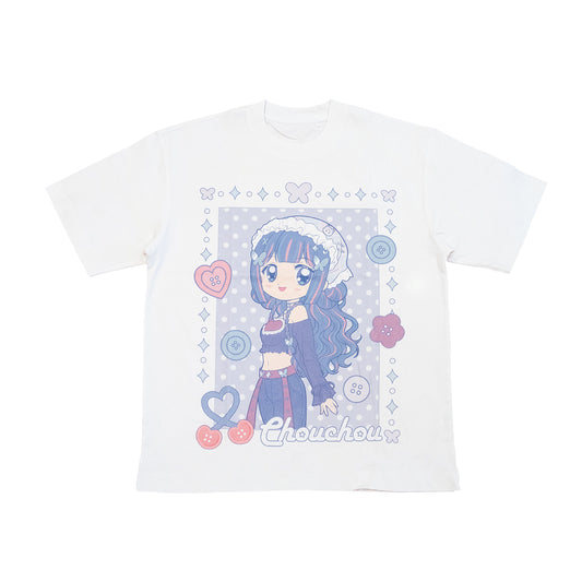 Regular Fit T-Shirt White - Chou Chou Rectangle