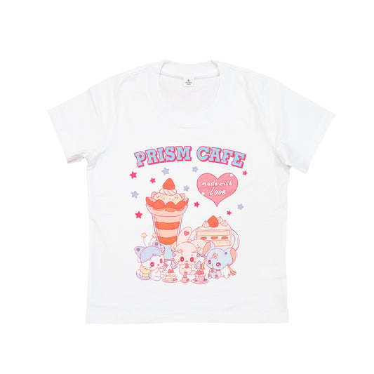 Slim Fit T-Shirt White - PRISM Cafe