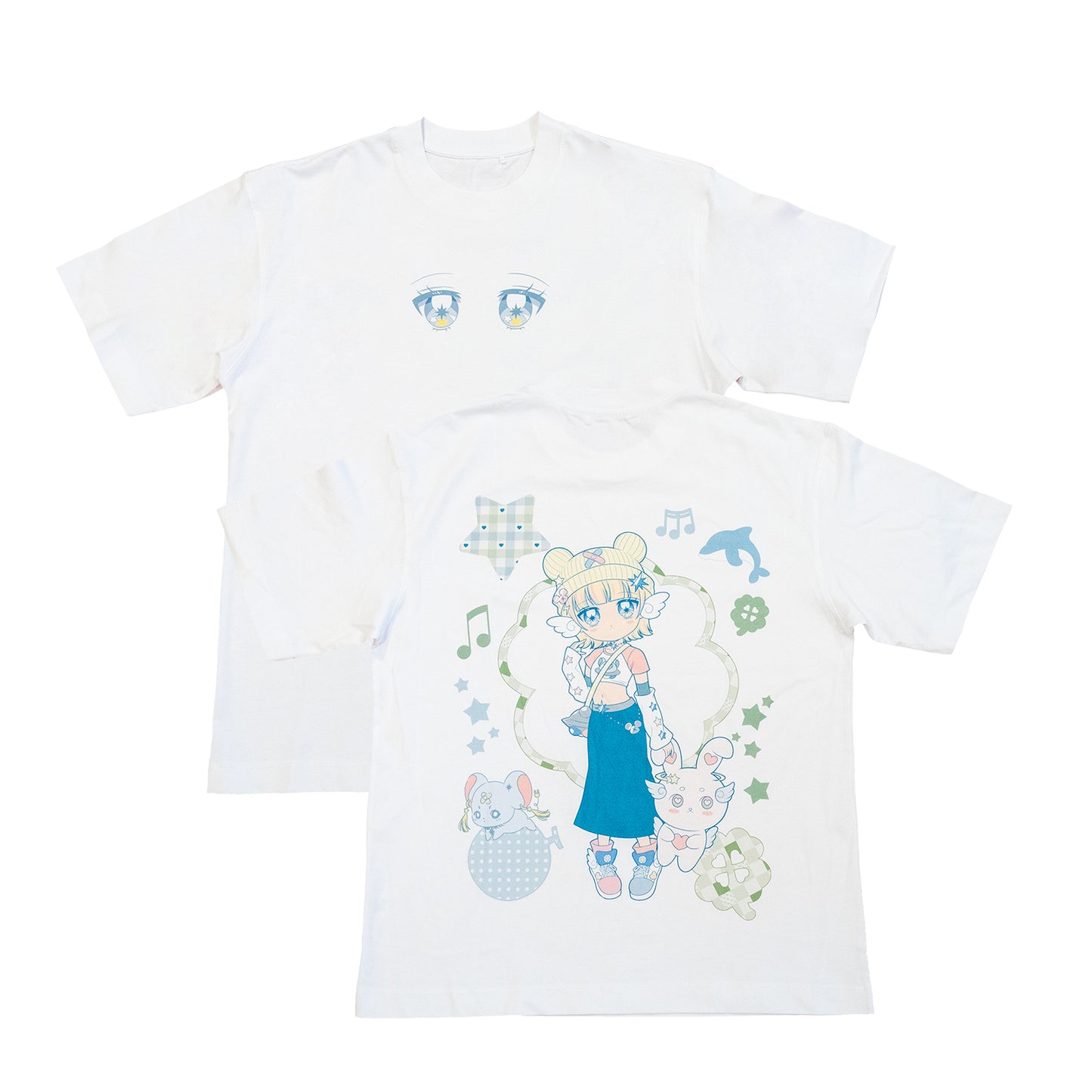 Regular Fit T-Shirt White - Hoshi Eyes