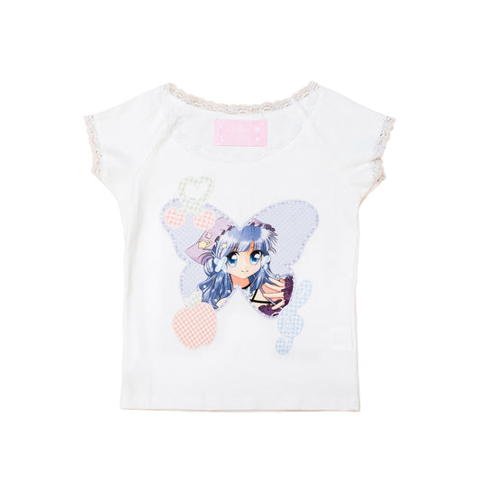 PRISM x Taffy.Eye - Off Shoulder Lace Top - Chou Chou