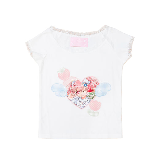 PRISM x Taffy.Eye - Off Shoulder Lace Top - Piko