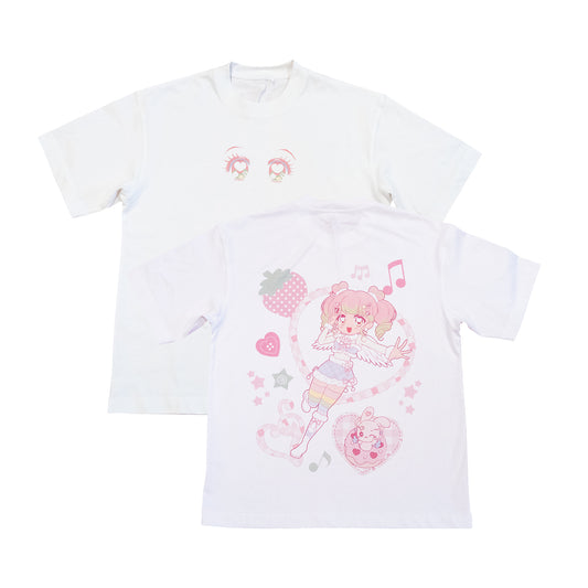 Regular Fit T-Shirt White - Piko Eyes