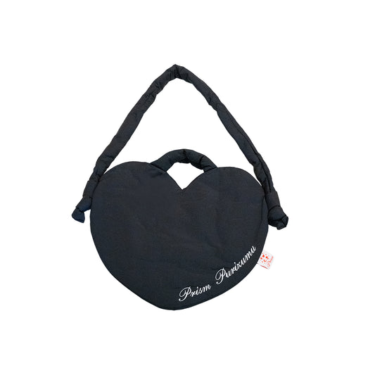 PRISM - Puffy Heart Bag (Black)