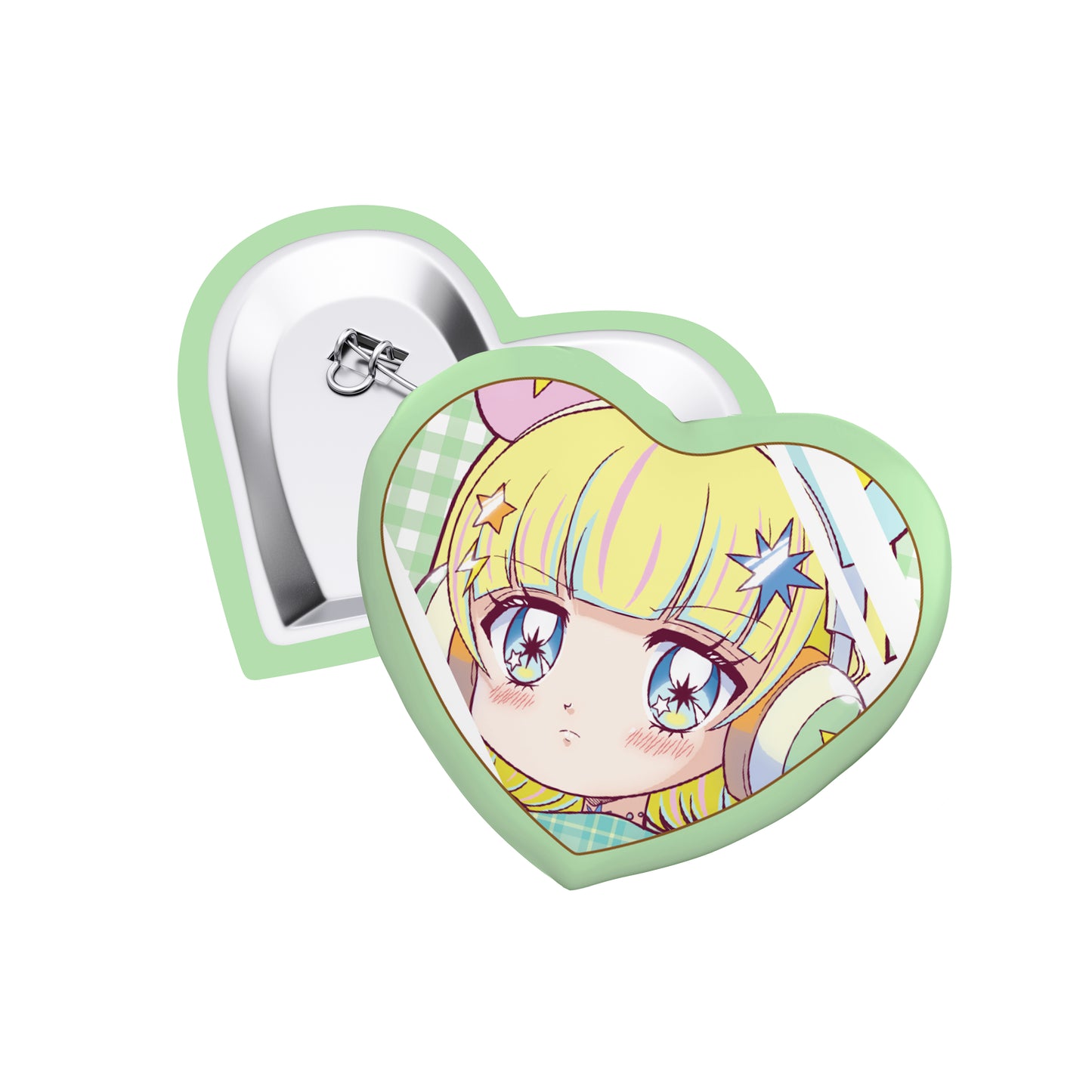 PRISM - Heart Shape Sparkling Badge (Hoshi)