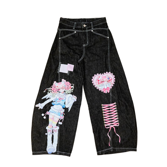 PRISM x Taffy.Eye - Curved Jeans - Piko